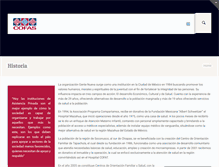 Tablet Screenshot of cofas.org.mx